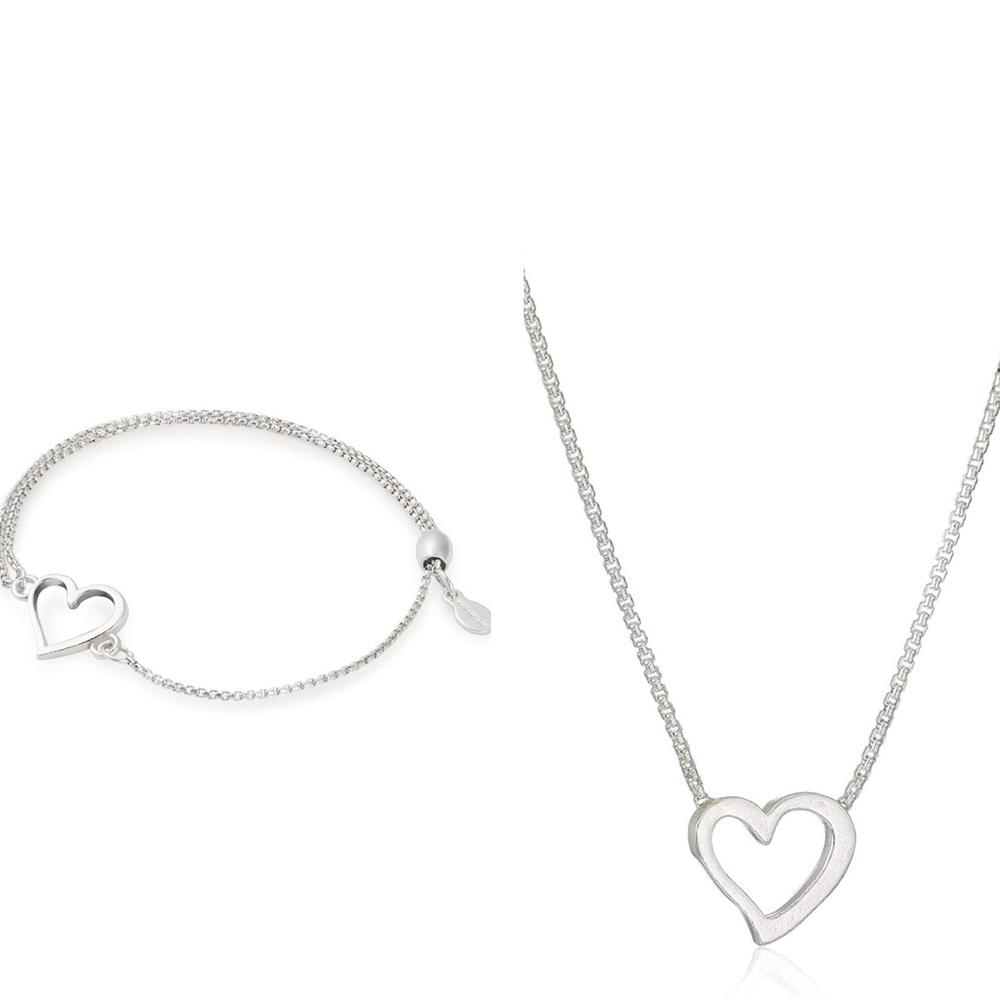 Alex and Annie brand, new necklace and adjustable bracelet matching set